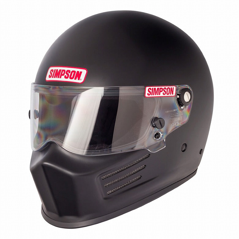 Simpson シンプソン バンディットヘルメット - マットブラック サイズ S54-56cm