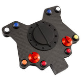 AIM Motorsport カーボンファイバーワイヤレスホイール10ボタンプレート