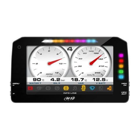 AIM Motorsport エーアイエム MXP Strada Dash 6インチカラーTFTディスプレイ Connection:OBDII Plug CAN/K Line 【 データ 計測器 ドライバー ダッシュディスプレイ ダッシュロガー データロガー モータースポーツ 車 4輪 】