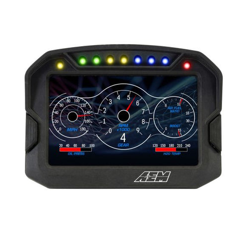 AEM Electronics CD-5 カーボン デジタル ダッシュ ディスプレイ 【 データ 計測器 ドライバー ダッシュディスプレイ ダッシュロガー データロガー モータースポーツ 車 4輪 サーキット ケーブル 】