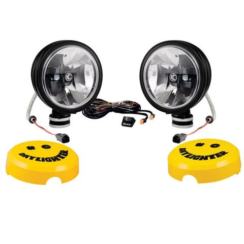 KC HiLiTES 6" Daylighters Gravity LED G6 Daylighters - Pair|Finish Type:Black 【 電球 電気 ランプ フロントライト 照明 モータースポーツ 車 4輪 サーキット ケーブル 】