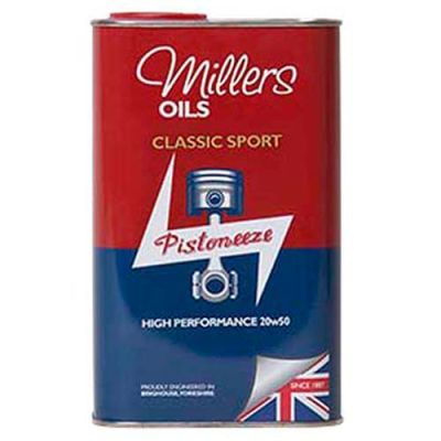 本国生産品 Millers Oils クラシックスポーツハイパフォーマンス20W50