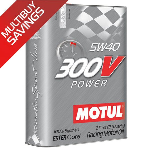 本国生産品 Motul モチュール 300Vパワー5W40合成エンジンオイル