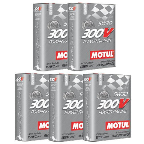 本国生産品 Motul モチュール 300Vパワーレーシング5W30合成エンジンオイル