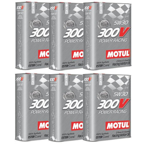 本国生産品 Motul モチュール 300Vパワーレーシング5W30合成エンジンオイル