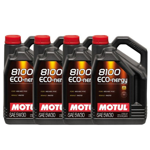 本国生産品 Motul モチュール 8100エコナジー5W30合成エンジンオイル