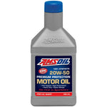 本国生産品 Amsoil アムズオイル 20w50 プレミアム プロテクション エンジンオイル Premium Protection Engine Oil ガソリン用 ディーゼルエンジン用 Suitablle 1クォート（0.94リットル）ボトル