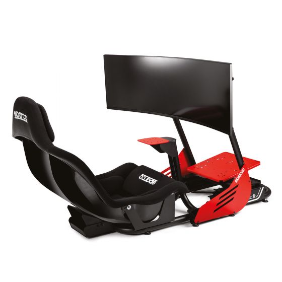 Sparco スパルコ Evolve GP Sim Racing Cockpit with 49” Curved Monitor 湾曲モニター  コックピット シムレーシング レーシングシミュレーター