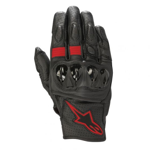 Alpinestars アルパインスターズ Celer v2 Leather Motorcycle Glove カラー Black/Red Fluro 【 グローブ オートバイグローブ 保護 安心 安全 アウトドア メンズ レディース