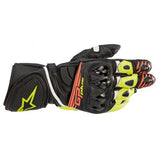 Alpinestars アルパインスターズ GP Plus R V2 レザーモーターサイクルグローブ カラー Black/Yellow Fluro/Red Fluro 【 グローブ オートバイグローブ 保護 安心 安全 アウトドア メンズ レディース