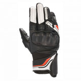最安挑戦中 Alpinestars アルパインスターズ Booster V2 Motorcycle Gloves カラー Black/White 【 グローブ オートバイグローブ 保護 安心 安全 アウトドア メンズ レディース