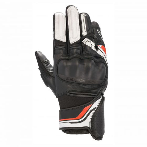 最安挑戦中 Alpinestars アルパインスターズ Booster V2 Motorcycle Gloves カラー Black/White 【 グローブ オートバイグローブ 保護 安心 安全 アウトドア メンズ レディース