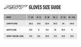 RST3046スポーツミッドウォータープルーフレザーバイク用グローブ|Colour:White/Black