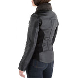 Knox ノックス Ladies Phelix Leather Motorcycle Jacket Colour Black 【 バイク 2輪 ジャケット かっこいい お洒落 モーターサイクル オートバイ レザー 】