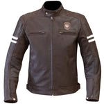 Merlin マーリン ヒクソン レザー モーターサイクル ジャケット Colour Brown 【 バイク 2輪 ジャケット かっこいい お洒落 モーターサイクル オートバイ レザー 】