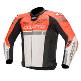 Alpinestars アルパインスターズ Missile Ignition Leather Motorcycle Jacket - Tech Air Compatible Colour Red Fluro / White / Black 【 バイク 2輪 ジャケット かっこいい お洒落 モーターサイクル オートバイ レザー 】