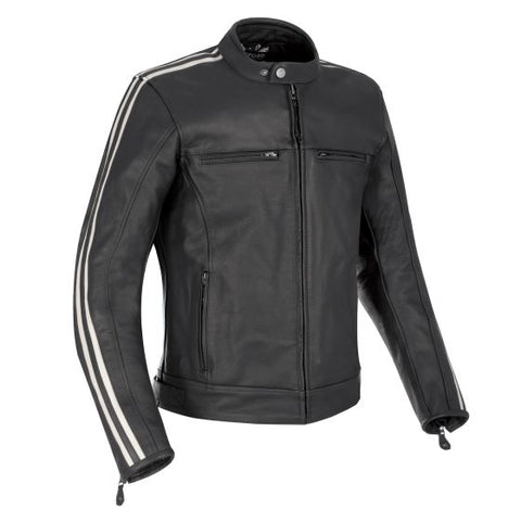 Oxford オックスフォード Bladon レザーモーターサイクルジャケット Colour Black 【 バイク 2輪 ジャケット かっこいい お洒落 モーターサイクル オートバイ レザー 】