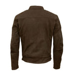 Merlin マーリン Stockton レザーモーターサイクルジャケット Colour Brown 【 バイク 2輪 ジャケット かっこいい お洒落 モーターサイクル オートバイ レザー 】