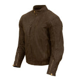 Merlin マーリン Stockton レザーモーターサイクルジャケット Colour Brown 【 バイク 2輪 ジャケット かっこいい お洒落 モーターサイクル オートバイ レザー 】