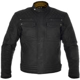 Oxford オックスフォード Hardy Wax Motorcycle Jacket Colour Black 【 バイク 2輪 ジャケット かっこいい お洒落 モーターサイクル オートバイ テキスタイル 】
