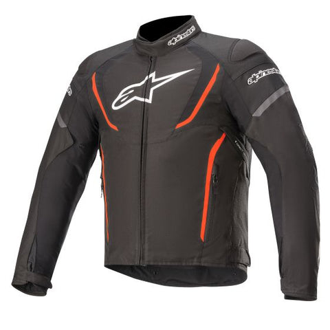 Alpinestars アルパインスターズ T-Jaws V3 ウォータープルーフ テキスタイル モーターサイクル ジャケット Colour Black / Red Fluro 【 バイク 2輪 ジャケット かっこいい お洒落 モーターサイクル オートバイ テキスタイル 】
