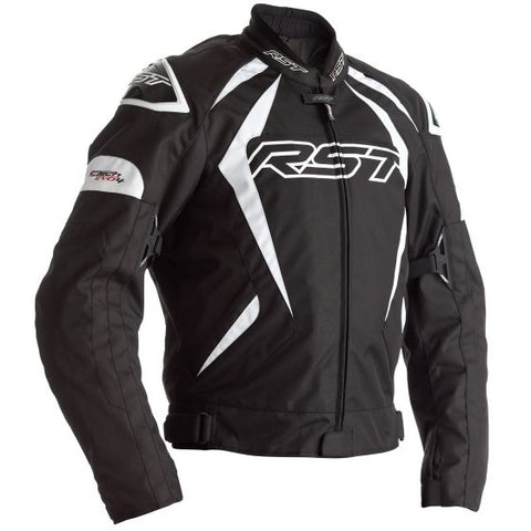 RST 2365 Tractech Evo 4テキスタイル モーターサイクル ジャケット Colour Black / White 【 バイク 2輪 ジャケット かっこいい お洒落 モーターサイクル オートバイ テキスタイル 】