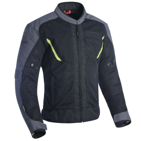 Oxford オックスフォード Delta 1.0 Air Textile Motorcycle Jacket Colour Black / Grey / Fluro 【 バイク 2輪 ジャケット かっこいい お洒落 モーターサイクル オートバイ テキスタイル 】