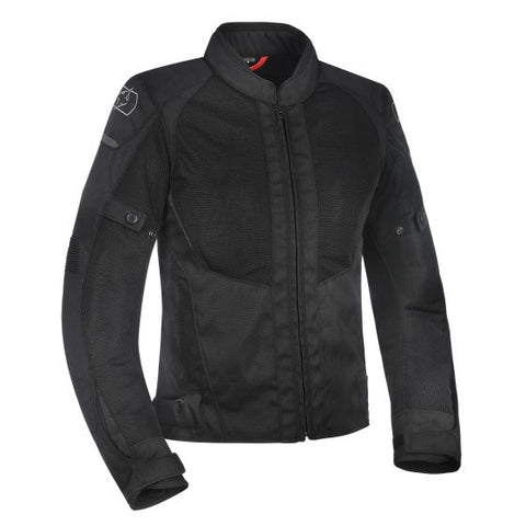 Oxford オックスフォード Iota 1.0 Air 女性用テキスタイル モーターサイクル ジャケット Colour Stealth Black 【 バイク 2輪 ジャケット かっこいい お洒落 モーターサイクル オートバイ テキスタイル 】