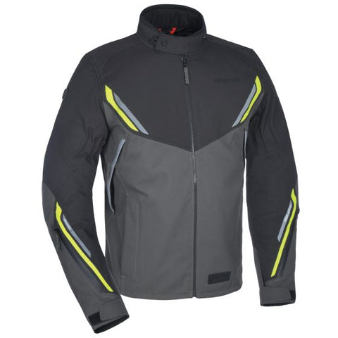 Oxford オックスフォード Advanced Hinterland Textile Motorcycle Jacket（アドバンスト ヒンターランド テキスタイル モーターサイクル ジャケット Colour Black / Grey / Fluro 【 バイク 2輪 ジャケット かっこいい お洒落 モーターサイクル オートバイ テキスタイル 】