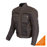 Merlin マーリン Shenstone Cotex Air Motorcycle Jacket Colour Olive 【 バイク 2輪 ジャケット かっこいい お洒落 モーターサイクル オートバイ テキスタイル 】