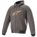 Alpinestars アルパインスターズ クローム スポーツ モーターサイクル パーカー Colour Tar Grey / Flame Orange 【 バイク 2輪 ジャケット かっこいい お洒落 モーターサイクル オートバイ テキスタイル 】