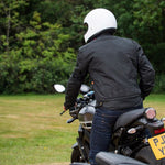 Merlin マーリン Barton II Wax Textile Motorcycle Jacket Colour Black 【 バイク 2輪 ジャケット かっこいい お洒落 モーターサイクル オートバイ テキスタイル 】