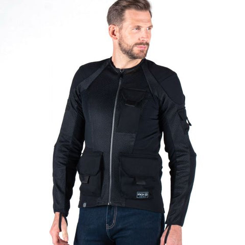Knox ノックス Urbane Pro Men's MKII Utility Armoured Motorcycle Shirt（アーバン プロ メンズMKIIユーティリティー アーマー モーターサイクル シャツ Colour Black 【 バイク 2輪 ジャケット かっこいい お洒落 モーターサイクル オートバイ テキスタイル 】