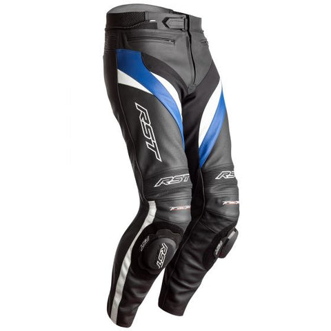 RST 2358 Tractech Evo 4レザーオートバイジャン Black / Blue / White 【 バイク 2輪 パンツ ズボン レザー leather 革 】