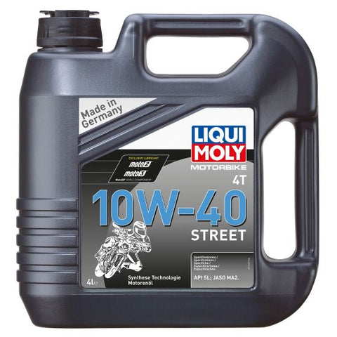 Liqui Moly リキモリ 4ストローク半合成ストリートオイル|Oil Viscosity:10W40