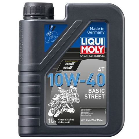 Liqui Moly リキモリ 4ストロークミネラル基本ストリートオイル|Oil Viscosity:10W40