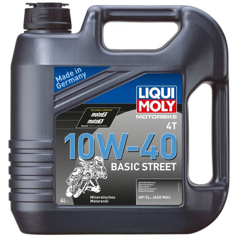 Liqui Moly リキモリ 4ストロークミネラル基本ストリートオイル|Oil Viscosity:10W40