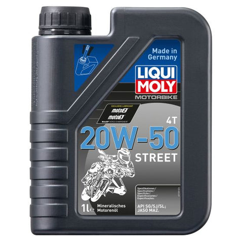 Liqui Moly リキモリ 4ストロークミネラルストリートオイル|Oil Viscosity:20W50