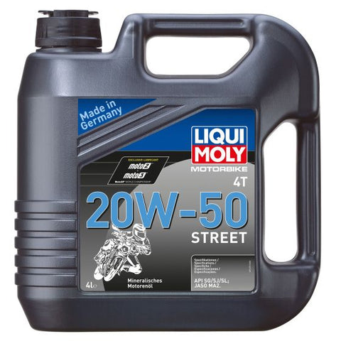 Liqui Moly リキモリ 4ストロークミネラルストリートオイル|Oil Viscosity:20W50