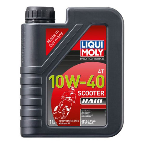 Liqui Moly リキモリ オイル4ストローク - 完全シンセ - スクーターレース -  10W-40