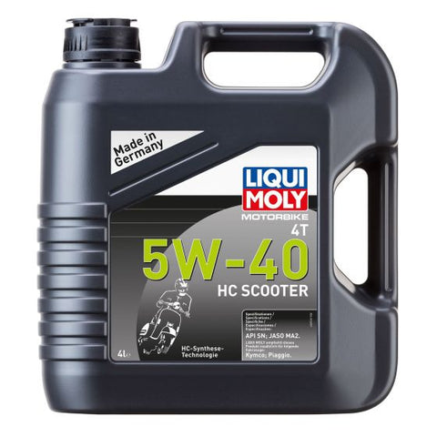 Liqui Moly リキモリ オイル4ストローク - セミシンセ -  HCスクーター -  5W-40