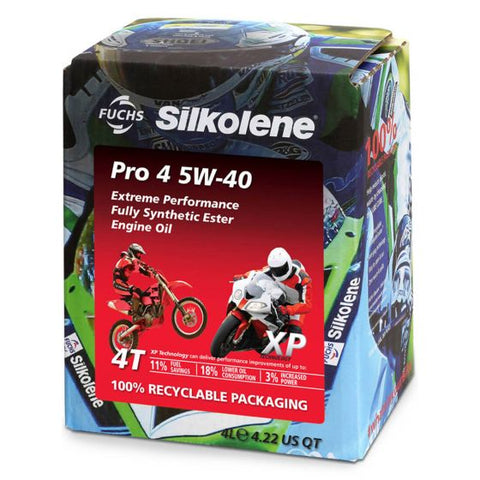 Silkolene プロ4 XP.|Oil Viscosity:5W40