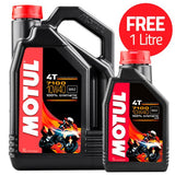 Motul モチュール 7100 4T完全合成10W40エンジンオイル -  5リットル