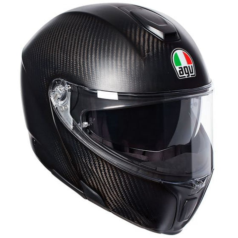 AGV スポーツモジュラープレーンオートバイヘルメット|Colour:Carbon Matte