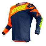 Shot ショット 2020子供キッズ kids 子供用 Devo Ventury Motocross Jersey Colour Dark Blue / Neon Orange / Neon Yellow 【 モトクロス Motocross MX オフロード ツーリング オートバイ ジャージ Jersey 】