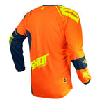 Shot ショット 2020子供キッズ kids 子供用 Devo Ventury Motocross Jersey Colour Dark Blue / Neon Orange / Neon Yellow 【 モトクロス Motocross MX オフロード ツーリング オートバイ ジャージ Jersey 】