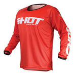 Shot ショット 2020 Outsider Gear Devo Raw Motocross Jersey Colour Red 【 モトクロス Motocross MX オフロード ツーリング オートバイ ジャージ Jersey 】