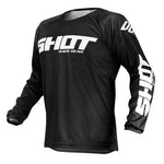 Shot ショット 2020 Outsider Gear Devo Raw Motocross Jersey Colour Black 【 モトクロス Motocross MX オフロード ツーリング オートバイ ジャージ Jersey 】