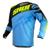 Shot ショット 2020 Outsider Gear Devo Ventury Motocross Jersey Colour Blue / Neon Yellow 【 モトクロス Motocross MX オフロード ツーリング オートバイ ジャージ Jersey 】