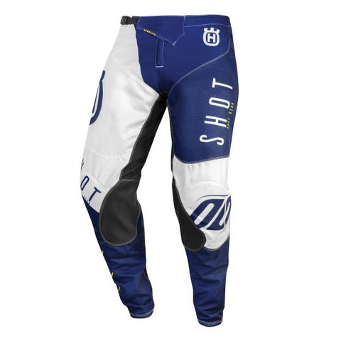 Shot ショット 2020 Pro Rider Gear Aerolite Husqvarna Motocross Pants. Colour Blue / White 【 モトクロス Motocross MX オフロード ツーリング オートバイ パンツ pants 】